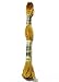 DMC 117-729 Six Strand Embroidery Cotton Floss, Medium Old Gold, 8.7-Yard, 12 Pack