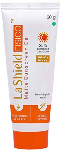 Glenmark La Shield FISICO Matte Sunscreen gel- SPF 50|8 - SPF 50 PA+++ (50 g)