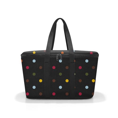 reisenthel coolerbag in Dots – Kühltasche aus hochwertigem Polyestergewebe – Ideal für das Picknick, den Einkauf und unterwegs