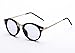 GAMT Round Hipster Glasses Clear Full Frame Eyeglasses for Men and Women