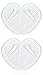 Walkize Metatarsal Pads Women | Heel Inserts for Women | Ball of Foot Cushions (2 Pairs Foot Pads) All Day Pain Relief and Comfort One Size Fits Shoe Inserts (Clear)