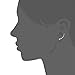 OKAJEWELRY Cubic Zircon Crystal Ear Sweep Cuff Hook Earrings 1 Pair