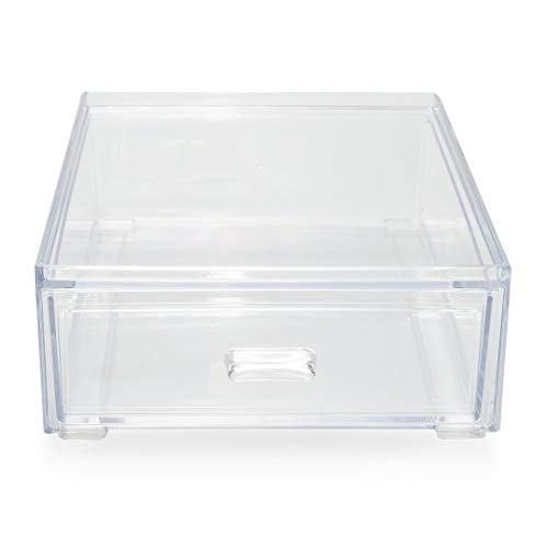 Caixa Organizadora Modelo Empilhavel de Acrilico 18x16x7 cm Ref. 1087 - Paramount