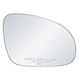 exactafit 8224R Replacement Passenger Side Mirror Right Hand Glass Convex Compatible With Volkswagen VW EOS GTI Jetta Passat R32 Rabbit by Rugged TUFF