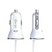 iPhone Car Charger, Mengo [Apple MFI Certified] 17W/3.4A Lighting Car Charger for iPhone 7 Plus / 7 / 6S / 6S Plus, 6, 6 Plus, SE, 5, 5S, iPad Pro, Air 2, Mini 3 ,with Extra USB Port