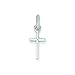 0.5 Inch Long Sterling Silver Cross Charm