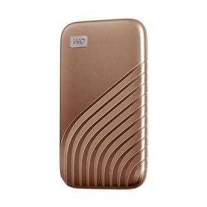 SANDISK(サンディスク) WD ポータブルSSD 1TB ゴールド USB3.2 Gen2 My Passport WDBAGF0010BGD-WESN 国内正規代理店品