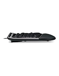 Teclado ergonómico natural 4000, de la marca Microsoft, Negro talla única