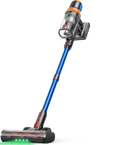 INTETURE Kabelloser Staubsauger, Stick Vacuum Wandhalterung Laden, Auto-Modus, selbststehend