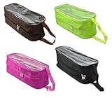 KLOUD City ® 5 colors nylon double-zipper travel portable shoe storage bag