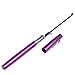 Docooler Fishing Rod Mini Fishing Pole Retractable Pocket Pen with Fishing Reel and Fishing Line (Purple,)
