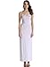 VETIOR Women's Adjustable Spaghetti Straps Long Cami Slip Dress (Small, White)
