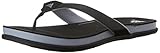 adidas Performance Women's Supercloud Plus Thong W Athletic Sandal,Black/Mid Grey/Silver,6 M US
