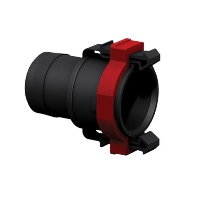 Flow-RiteMA-040 Qwik-Lok Socket 1-1/8" Fitting - Straight,Black