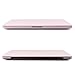 iDOO Hard Plastic Case ONLY for (Previous Generation) MacBook PRO 15 inch (Model A1398) with Retina Display NO CD Drive - Rose Quartz