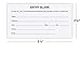 Excello Global Products 1500 Entry Forms - Includes 15 Blank Raffle Ticket Pads - (White) - GPP-0021