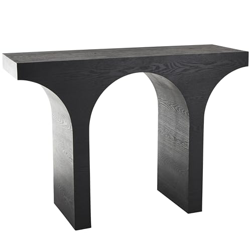 Deco 79 Wood Abstract Living Room Console Table Cutout Arch Table, Entryway Tab…