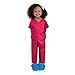 Scoots Kids Scrubs, Hot Pink, 4T