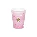 Twinkle Twinkle Little Star 1st Birthday Girl Party Supplies Pack for 16 Guests: Straws, Dessert Plates, Beverage Napkins, Cups