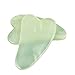 EQLEF® 1 pcs Jade Gua Sha Scraping Massage Tool Hand Made Jade Guasha Board , Tools for Graston SPA Acupuncture Therapy Trigger Point Treatment on Face Arm Foot Small Triangle Shape