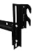 #711 Bolt-On to Hook-On Conversion Bed Frame Brackets, Bed Rail Headboard Bracket, Bed Hook Adapter Kit, (4 Pack, 0.12