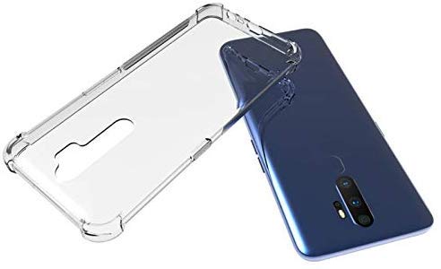 BuyFeb® Transparent Oppo A5 2020 / A9 2020 Mobile Soft Back Cover Case Compatible for Oppo A5 2020 & Oppo A9 2020