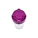 Mighty Mug Spill-Free Ice Tea & Coffee Tumbler with Straw, Double-Walled, Unspillable Cup, Condensation-Free, Unbreakable Tritan Plastic, BPA Free, (Purple/Clear, 20oz)