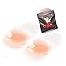 NALIA Silicone Reusable Breast Lift Nipple Cover Pasties for Women (Round)