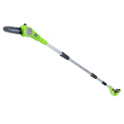 Greenworks G24PS20K2 Akku Hochentaster,20 cm Blattlänge, 6,7 m/s Kettengeschwindigkeit, 3,2 kg, automatisches Ãl-System, 50 ml Ãltank, 2,6m Stangenreichweite,24V 2Ah Akku & Ladegerät, 3 Jahre Garantie – Bild 4