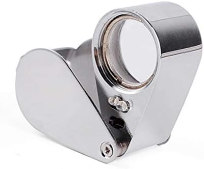 W1FDJ Magnifying Glass With Light, 30X HD Lens, Jewelry Magnifying Glass, With Light, Portable, Foldable, Suitable For Identification