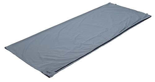 ALPS Mountaineering 4900011 Poly Cotton Rectangle Sleeping Bag Liner, Grey - 33 x 80-Inch