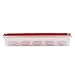 Rubbermaid - Egg Keeper-red Cover, 2 Pk, Holds 20 Jumbo Eggs, Clear, Plastic