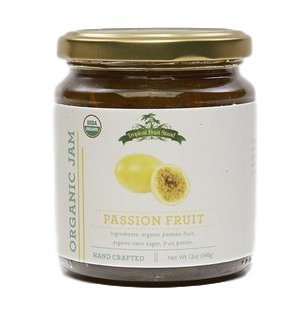ORGANIC Premium Passion Fruit Jam - Tropical Fruit Stand 12oz Jar - 100% Certified ORGANIC & KOSHER. Perfect Exotic Balance of SWEET and TART | The #1 Organic Passion Fruit Jam on Amazon!