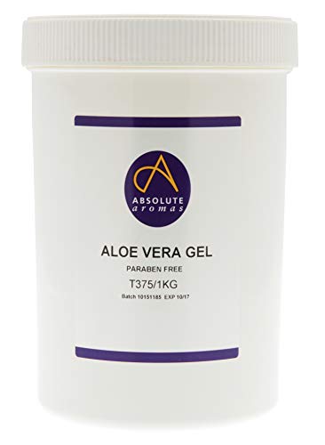 Absolute Aromas Aloe Vera Gel 1kg – Soothing and Hydrating Moisturiser for Skin and Hair