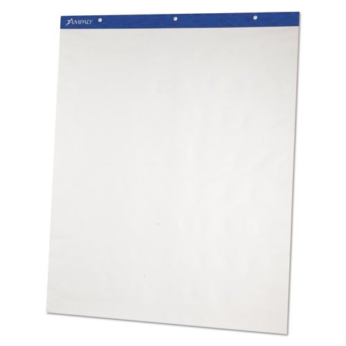 Ampad 24028 Flip Charts, Unruled, 27 x 34, White, 50 Sheets (Pack of 2)