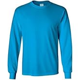 Gildan Men's Ultra Cotton Long Sleeve, Style Shirt G2400, Multipack T Shirt (2-Pack)