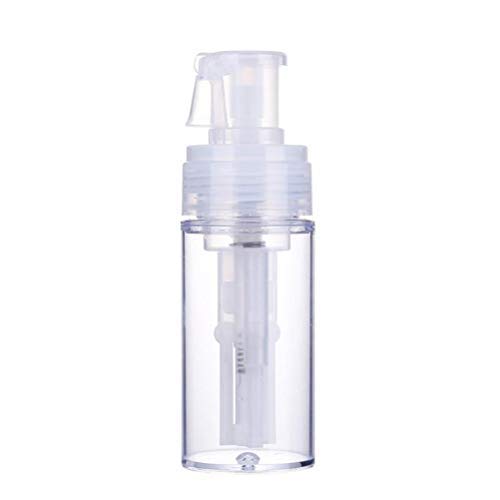 Suszian Spray Bottle,Fine Mist Powder Spray Bottles with Locking Nozzle Portable Baby Powder Makeup Hairdressing Talk Spray Container Dry Glitter Mica Spray Pump