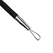 Cliganic Blackhead Remover Set: Curved Tweezers & Extractor Tool | Rubber Grip, Stainless Steel | Kit for Splinter, Comedone, Acne, Whitehead, Blemish, Pimple & Zit