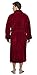 Arus Men's Shawl Fleece Bathrobe Turkish Soft Plush Robe