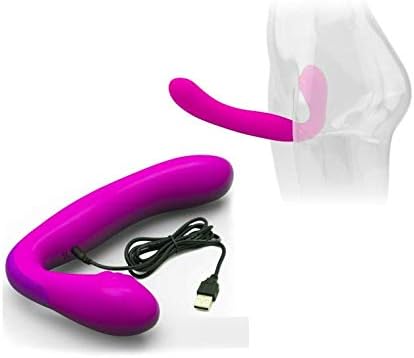 Robertino 30 Speed Rechargeable Movement Strapless Belt-on Double Ended Shaft  Harmony 8771