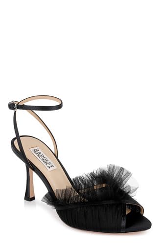 BADGLEY MISCHKA AISHA HEELED SANDAL, BLACK, 11