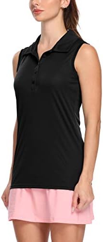 LastFor1 Women’s Polo Sleeveless Shirts UPF 50+ Quick Dry Golf Tennis Athletic Tank Tops Outdoor Sports LastFor1 Women’s Polo Sleeveless Shirts UPF 50+ Quick Dry Golf Tennis Athletic Tank Tops Outdoor Sports