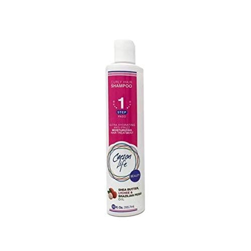 CARSON LIFE 4 Stage Hair Care System Kit For Curly Hair (Shampoo, Conditioner, Leave In Conditioner & Curly Hair Mask) - Paraben and Sulfate Free