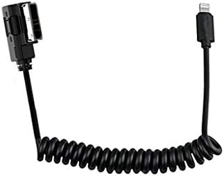 Audi VW AMI MMI Cable, Aux Charging Music Interfac,Coiled Cord Compatible for iPXs Xs Max XR X 8 7 7 Plus for A3/A4/A5/A6/A8/S4/S6/S8/Q5/TT Jetta Golf Passat Tiguan Touareg Skoda(Stretched Length 2 M