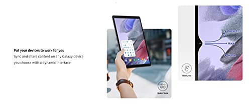 Samsung Galaxy TAB A7 Lite, WiFi ONLY/NO Cellular, (SM-T220) 32GB, 8.7” - No Warranty/International Model- Gray