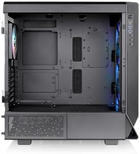 Ceres 500 TG ARGB | E-ATX Compatível com Torre Média | Painéis Perfurados de Alto Fluxo de Ar | 4 ventoinhas ARGB CT140 pré-instaladas | Suporta radiador frontal de 420 mm | Preto