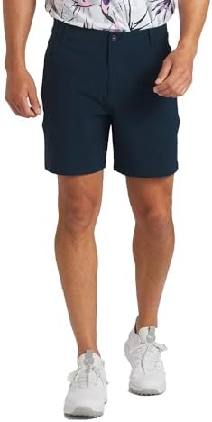 PGA Tour Men's 8” Heather Performance Stretch Golf Shorts with