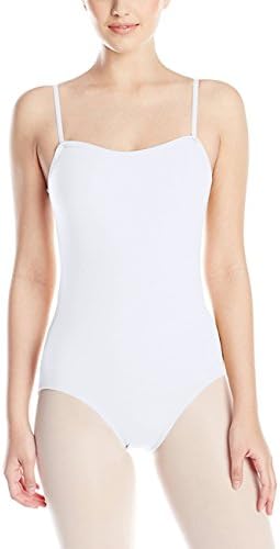 FAIMILORY Women's Basic Solid Scoop Neck Bodysuit Stretch Leotard