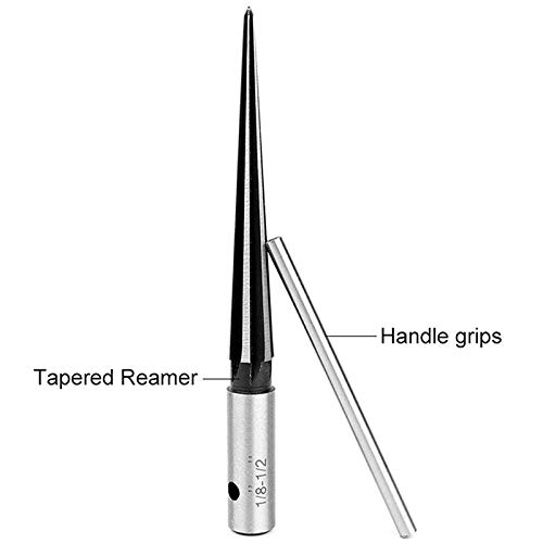 Reamer Tool - 1pc 3 13mm Woodworker Cut Taper Reamer Carbon Steel Material Panel Tapered Hand Deburrer Hole - Carbon Pipe Woodwork Drilling 17mm Plate Tool Indexable Bevel Drills Holder