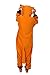 WOTOGOLD Animal Cosplay Costume Fox Unisex Adult Pajamas Dark ,Small,Dark Yellow Fox